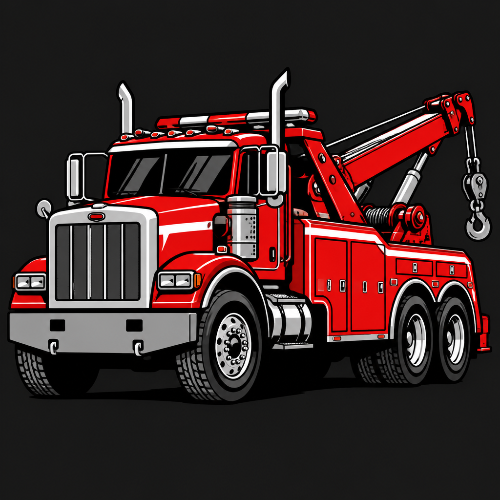 Towing & Trucking artwork example